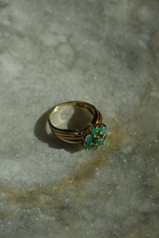 14K EMERALD RING