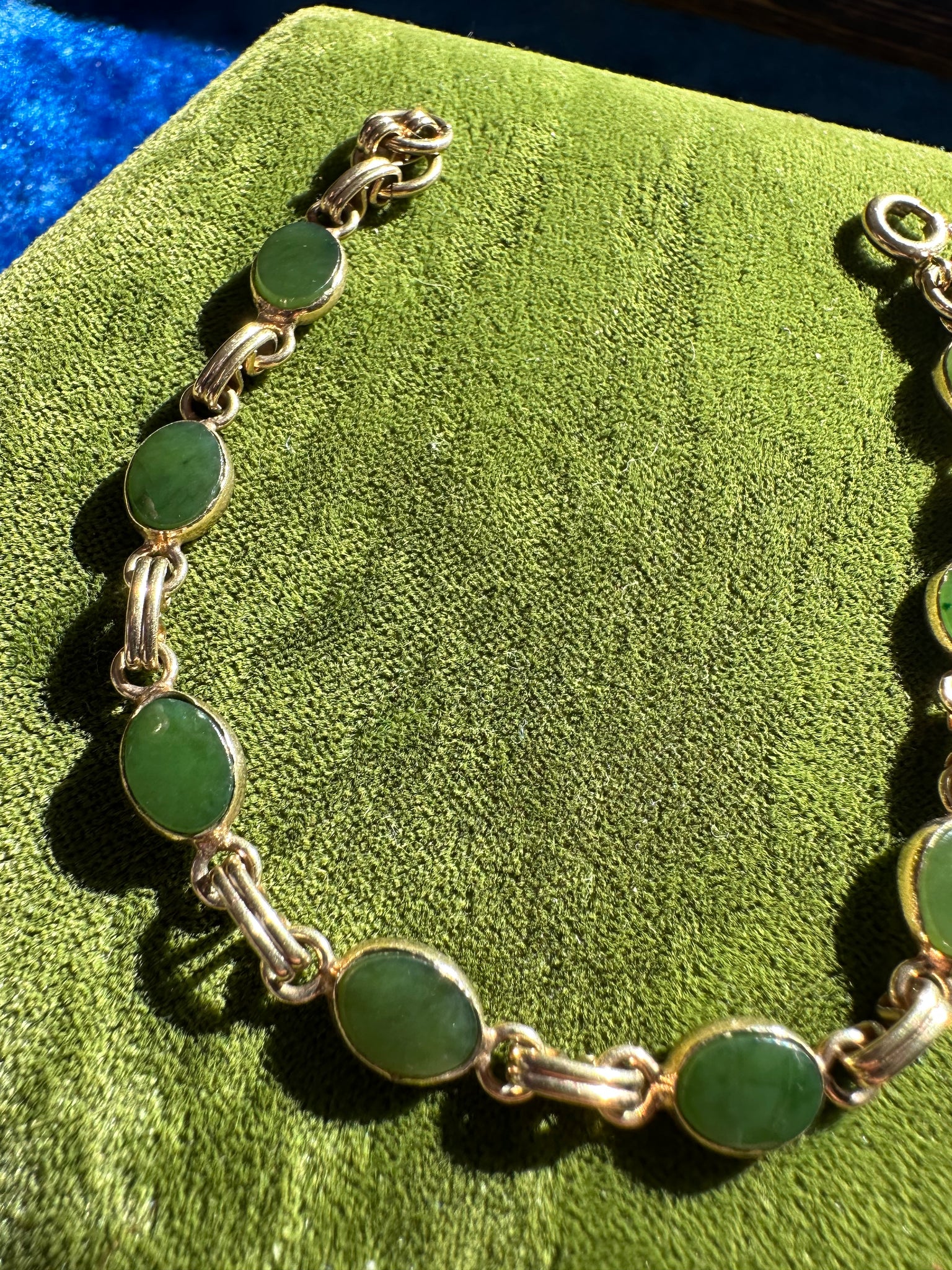 JADE GOLD FILL BRACELET