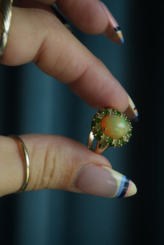 10K JELLY OPAL RING