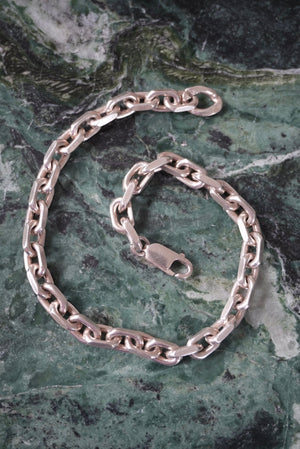 CHAIN LINK STERLING BRACELET