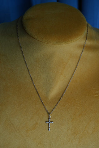 Touching Moment - Gold Vermeil Cross Necklace