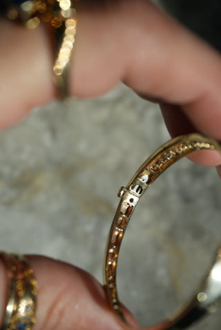 EFFY RAINBOW SAPPHIRE BANGLE BRACELET