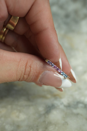 PASTEL RAINBOW BAND SZ 6