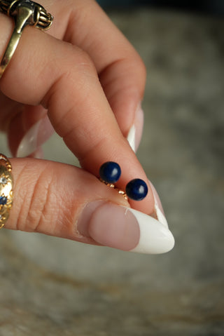 14K LAPIS STUDS
