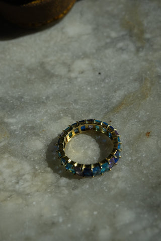 Colors of the Wind - Vermeil Eternity Band Size 8