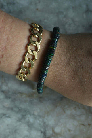 14K INCH OPAL CHIP BRACELET