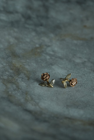 14K ROSE STUDS