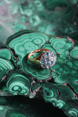 14k Topaz Dome Ring