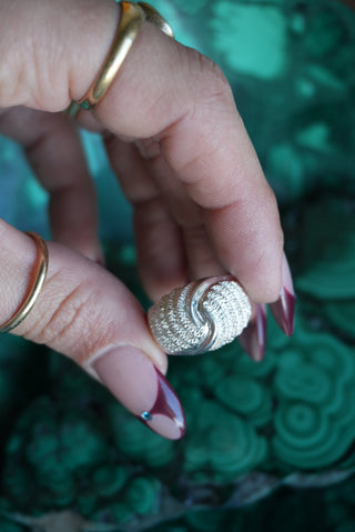 NOT ANOTHER CROISSANT RING SZ 8