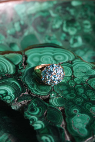 14k Topaz Dome Ring