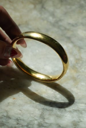 CLEAN SLATE GOLD FILL BANGLE