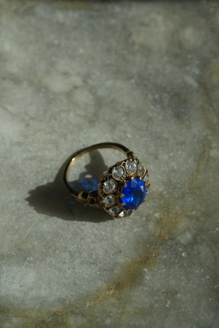 10K BLUE IOLITE RING