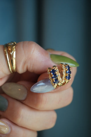 14K SAPPHIRE EARRINGS