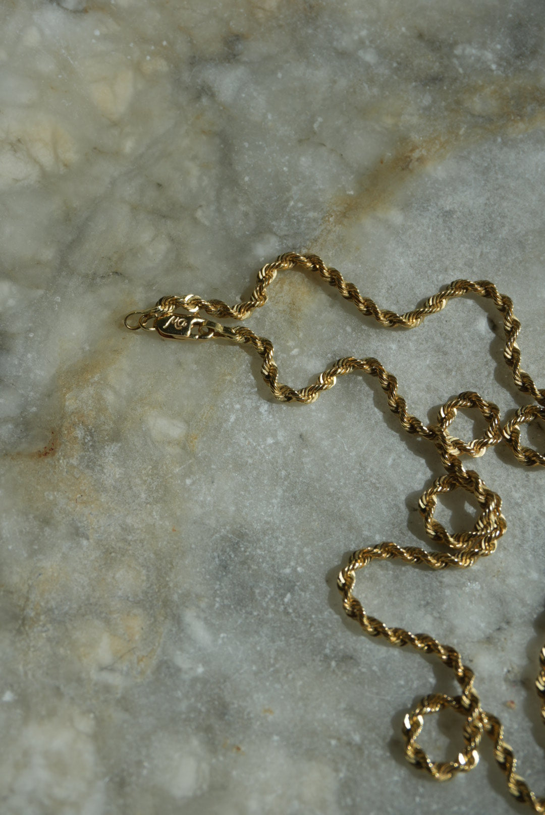 15.5 INCH 14k ROPE CHAIN