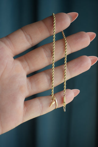 14K MINI ROPE CHAIN