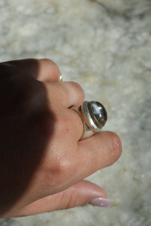 MOSS AGATE ORB SZ 7