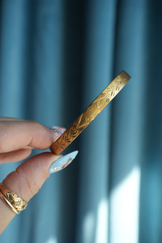GOLD FILL BANGLE BRACLEET