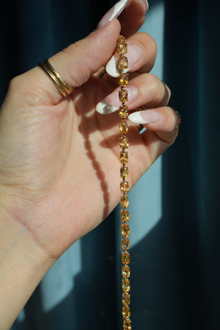 CITRINE TENNIS BRACELET