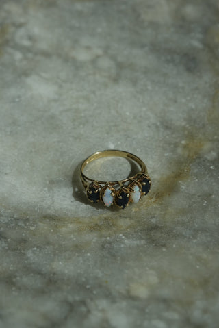 14k OPAL MARQUEE BAND