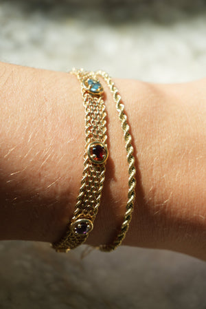 7inch 14k ROPE BRACELET