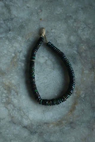 14K INCH OPAL CHIP BRACELET