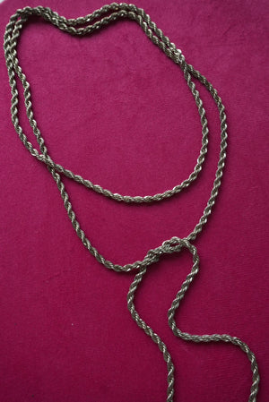 RARE VINTAGE STERLING SILVER WRAP NECKLACE