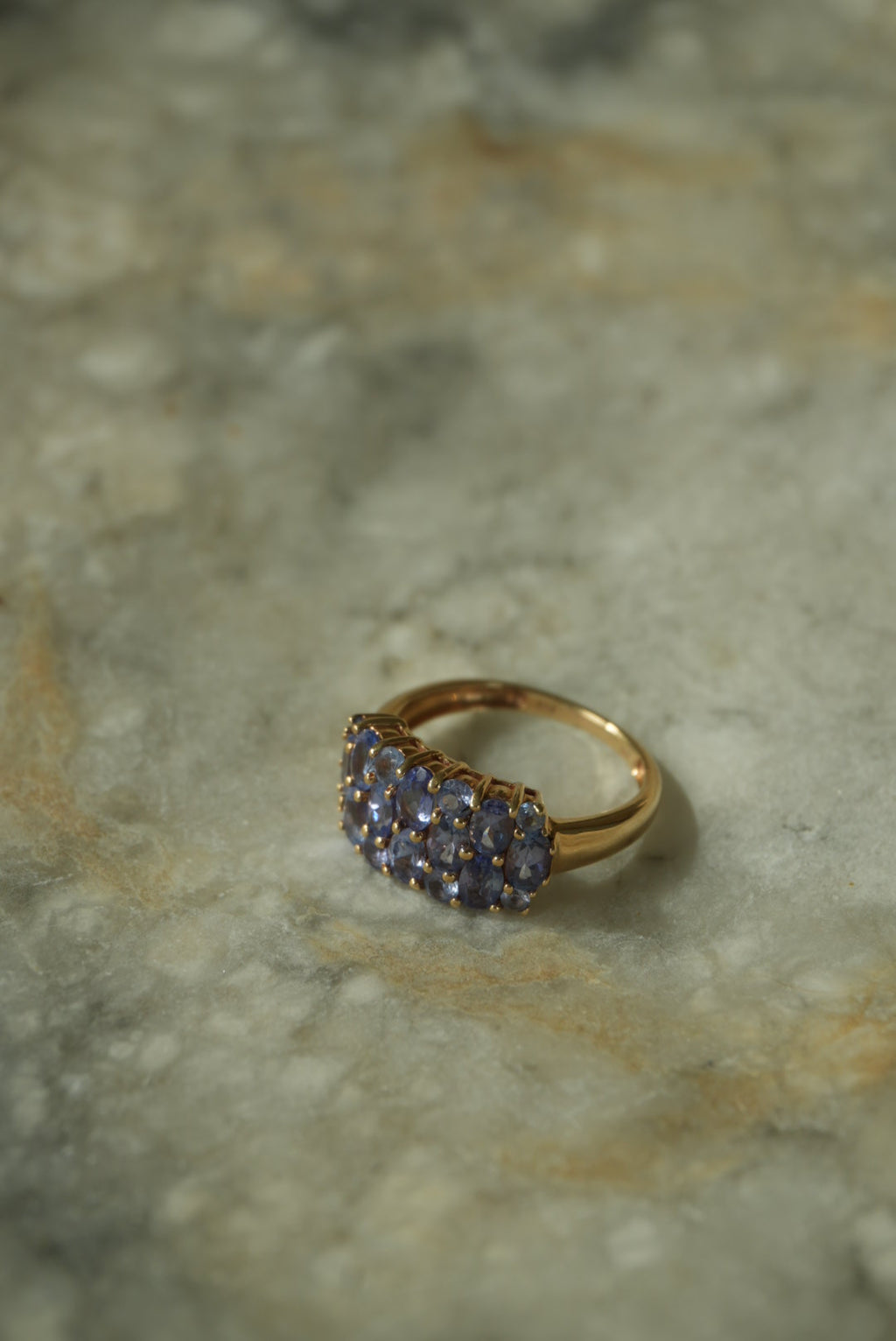 14k HONEYCOMB RING