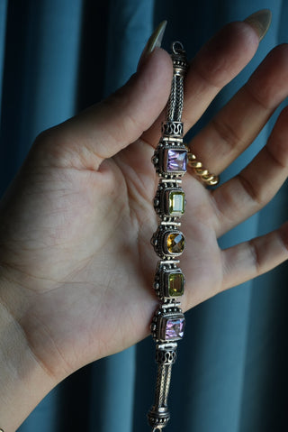Speechless - Sterling Pastel Mixed Gemstone Bracelet