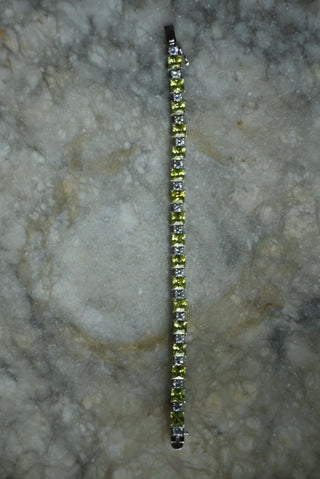 GREEN GRASS TENNIS BRACELET