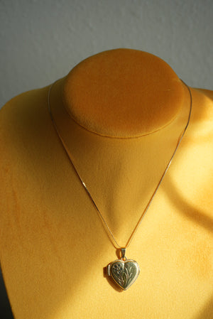 14K GOLD LOCKET NECKLACE
