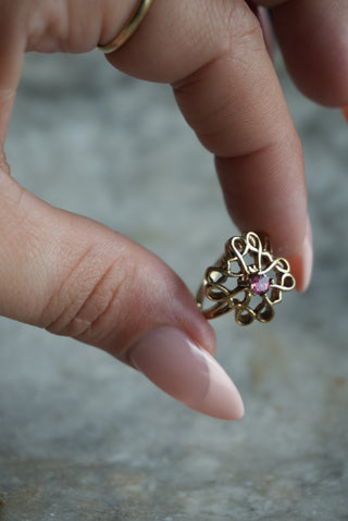 RUBY CELTIC KNOTS SZ 6