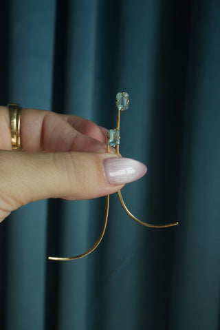 14k Unique Threader Earrings