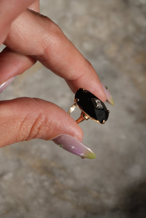 CUSHION CUT BLACK ONYX