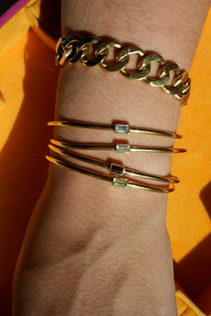 BEZEL BANGLES