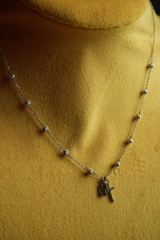 Quiet Hours - Sterling Station Necklace