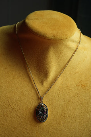 Gem Bouquet - Gold Fill Gemstone Pendant Necklace