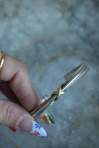 DAVID YURMAN CABLE BANGLE BRACELET