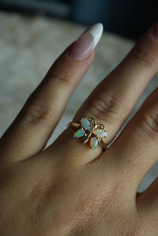 14KP BUTTERFLY RING
