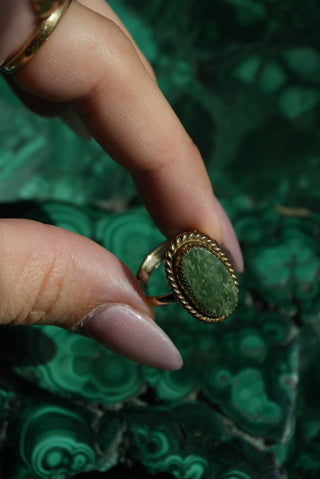 Marble Masterpiece - Gold Fill Ring Size 7