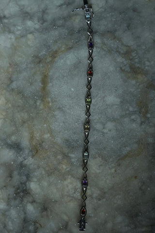 KALEIDOSCOPE - STERLING GEMSTONE BRACELET