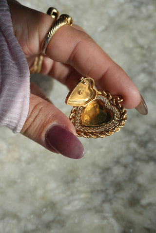 14K RARE HEART LOCKET