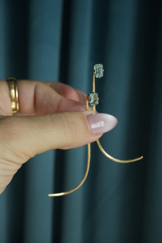 14k Unique Threader Earrings