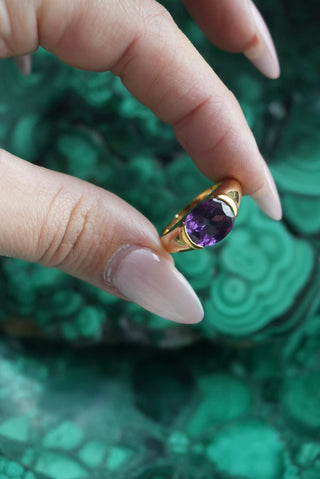 Plum Pony - Vermeil Amethyst Ring Size 7