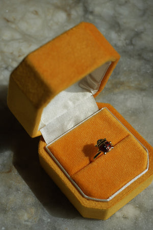 14k GOLD LADY BUG RING