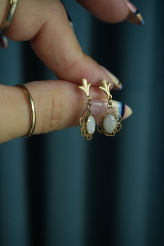10K OPAL DROP EARRINGS