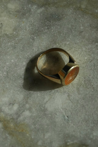 Antique Lion Head Ring