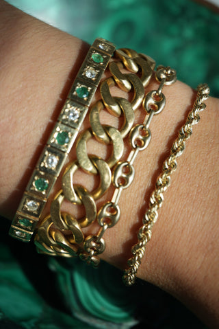 7 INCH 14K ROPE BRACELET