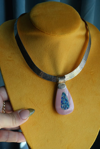 Jay King - Sterling Opal Collar Necklace