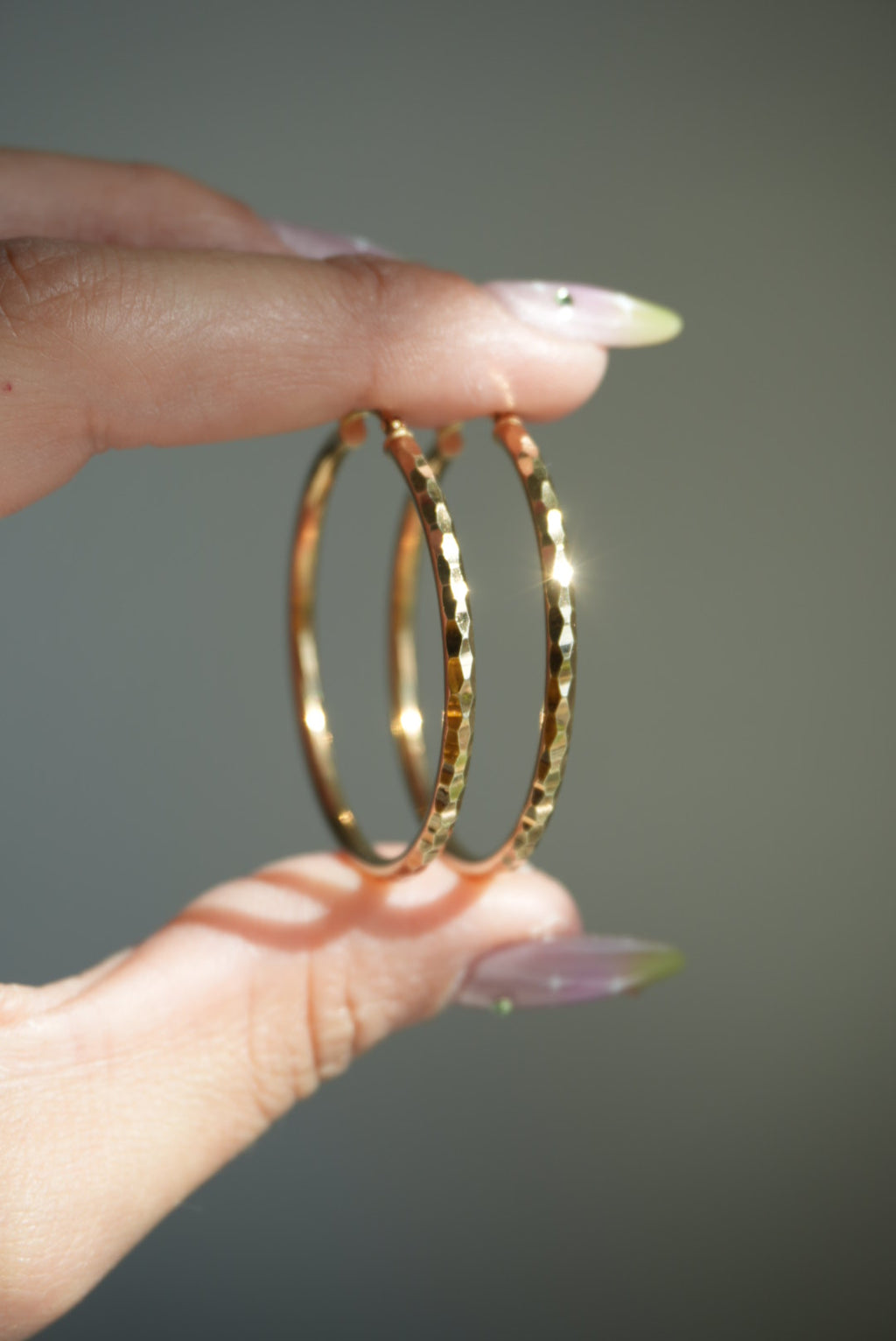 SNAKESKIN HOOPS