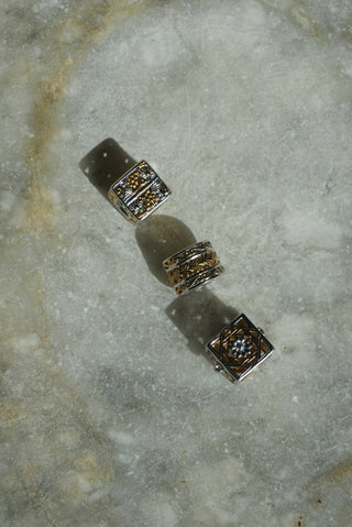 STERLING SILVER CHARM SPACERS